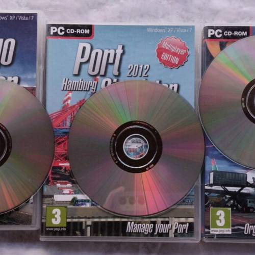Port, Airport and Rail Cargo Simulator game bundle used for PC