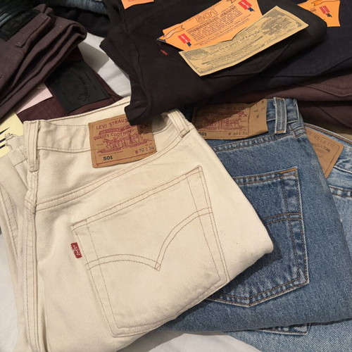 Levi's 501 vintage jeans made in USA, new