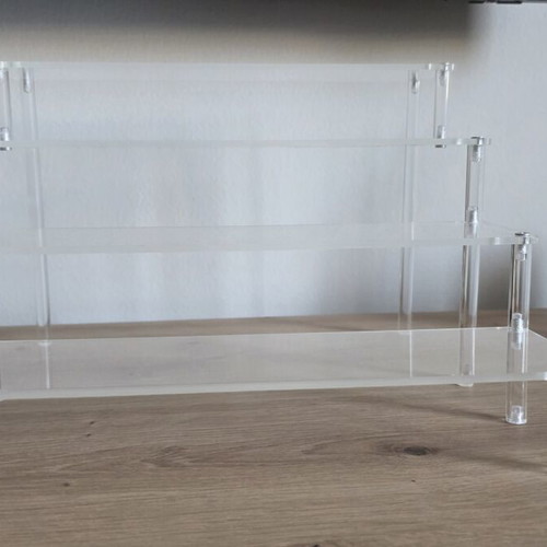 Transparent 4-Tier Display Stand for Perfumes