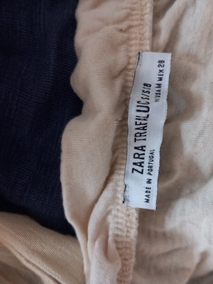 Zara Cropped T-shirt like new, beige, size M