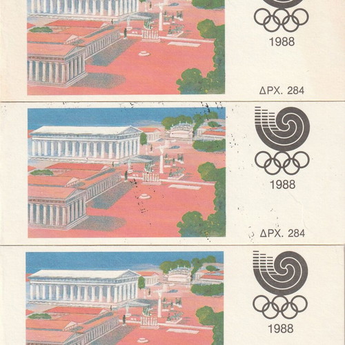 1988 Greece Olympic Games Seoul Mint Never Hinged Stamps