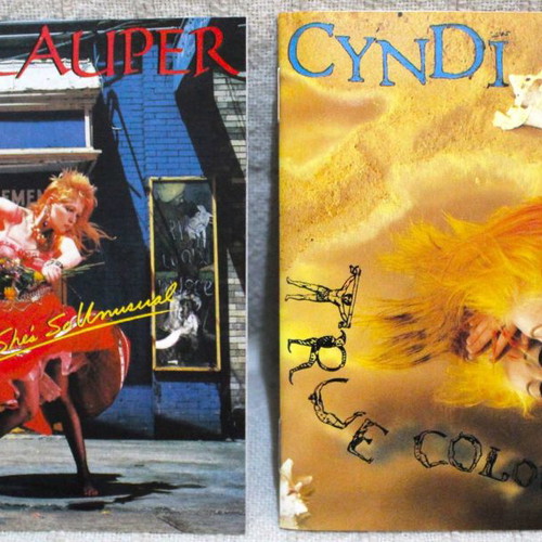Cyndi Lauper She's So Unusual & True Colors CD used, double album