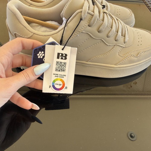 Pull&Bear men's sneakers new, gray and beige, size 42