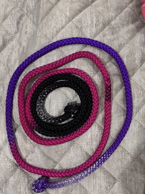 Sasaki tri-color rhythmic gymnastics rope