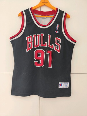 Chicago Bulls NBA Jersey Dennis Rodman Medium used authentic