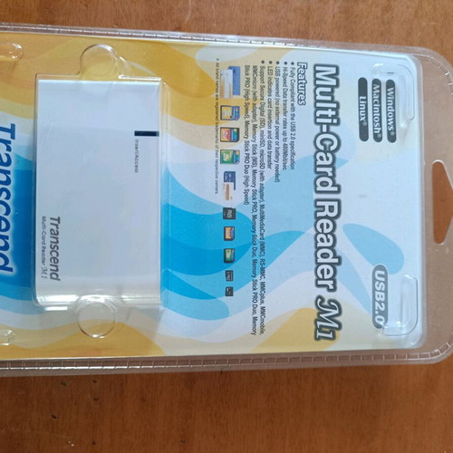 Transcend Multi Card Reader M1 new, sealed USB 2.0