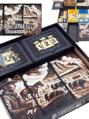 Great Western Trail 2nd Edition Organizer Board Game Insert