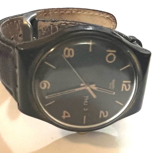Swatch unisex watch used, black