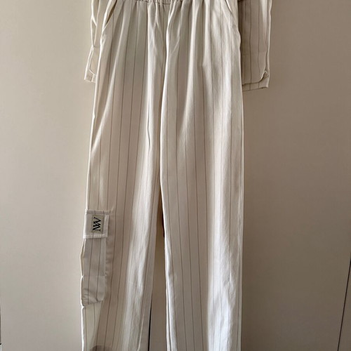 Negative Wear set like new, size S, beige oversize vest and loose pants