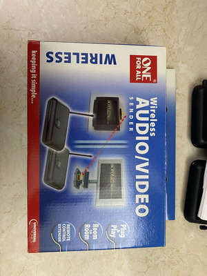 One For All SV 1715 wireless audio/video sender used