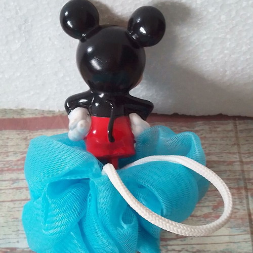 Mickey Mouse 3D bath sponge for kids new