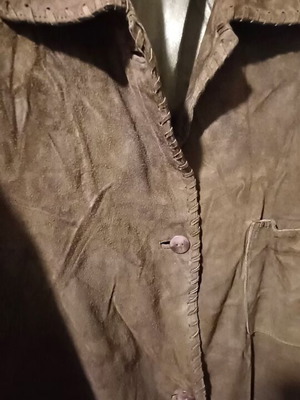 Σακάκι καστόρι σκούρο καφέ σαν καινούργιο, φαρδύ, μέγεθος XL