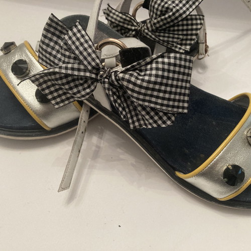 Pargiana leather sandals used, size 39, multicolor