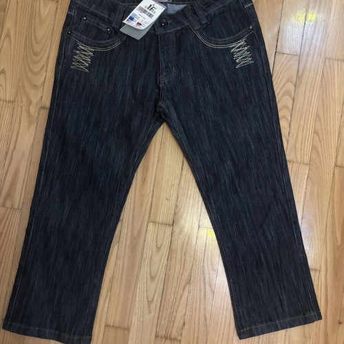 Y2K Vintage Capri Jeans dark denim brand new with tags, size S