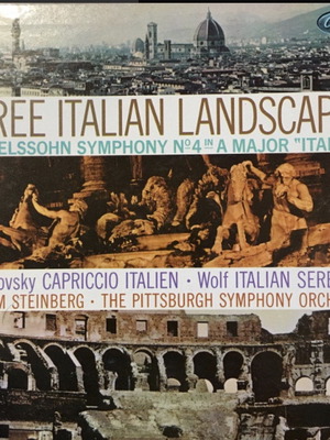 Three Italian landscapes LP used, classical music