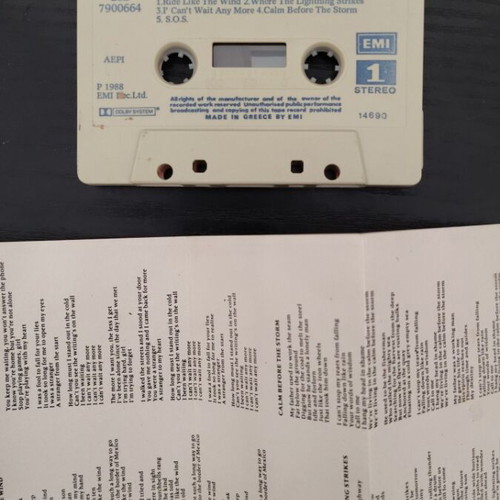 Saxon Destiny cassette tape