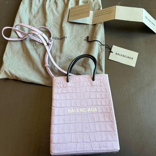 Balenciaga bag like new, purple and black