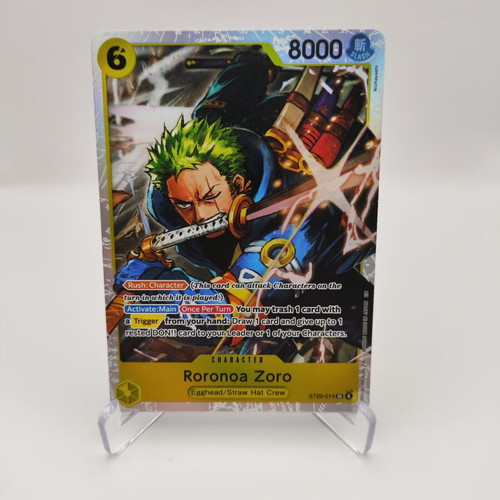 One Piece TCG Roronoa Zoro ST29-014 card new