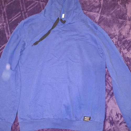 Blue Electric Body Free Hoodie used, 100% cotton, size L