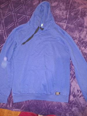 Blue Electric Body Free Hoodie used, 100% cotton, size L