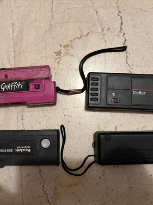 Cameras used for parts, pack of 4 pieces