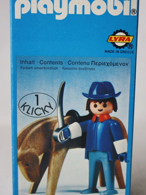 Playmobil Klicky Lyra 3353 Αρχηγός Ιππικού 1976 καινούργιο σφραγισμένο