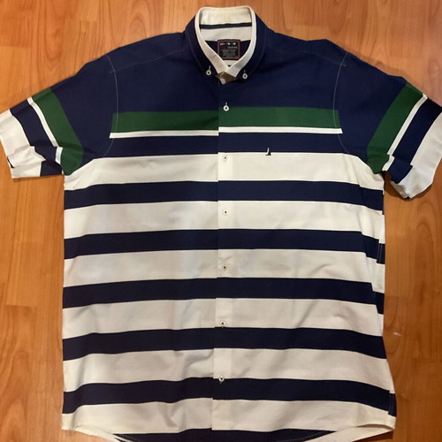 Poli Gianni men's dress shirt XXL like new, colorful cotton