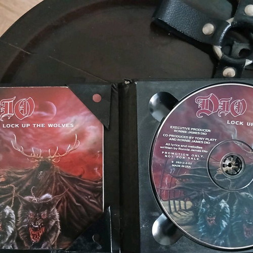 Dio Lock Up The Wolves CD promo edition in leather case like new, metal
