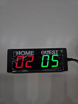 Ηλεκτρονικός πίνακας αποτελεσμάτων GI4D-1.5 LED Scoreboard V30L-4Bat νέος με τηλεχειριστήριο