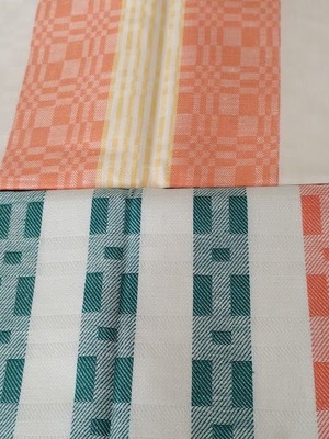 Soviet Kitchen Towels new, linen cotton blend, set of two
