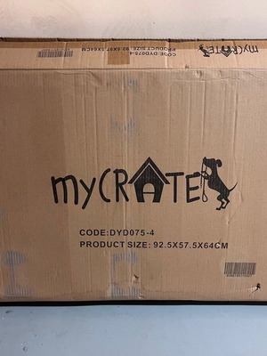 Dog crate unused