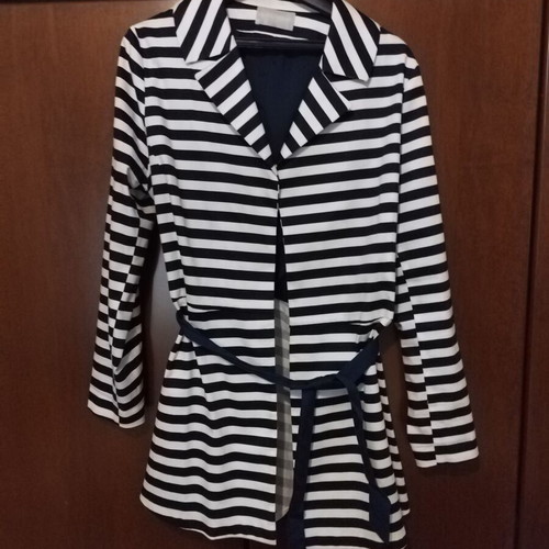 Billy Sabbado striped coat like new, size M