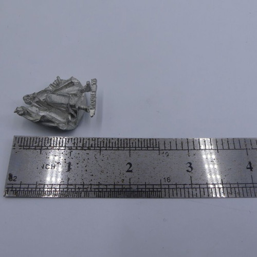 Gandalf the White Lord of The Rings Warhammer metal figure used, 4 cm
