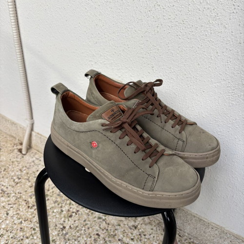 Robinson men's leather shoes used, size 42, olive
