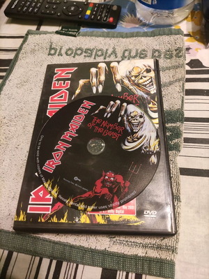 Iron Maiden The Number of the Beast DVD употребяван, метъл