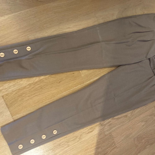 BSB women's pants used, beige with buttons, size XL