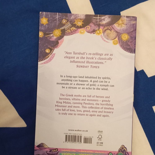 Greek Myths Novel like new, English