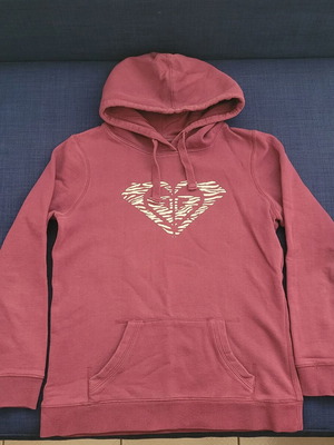 Roxy hoodie used, size S, red and purple