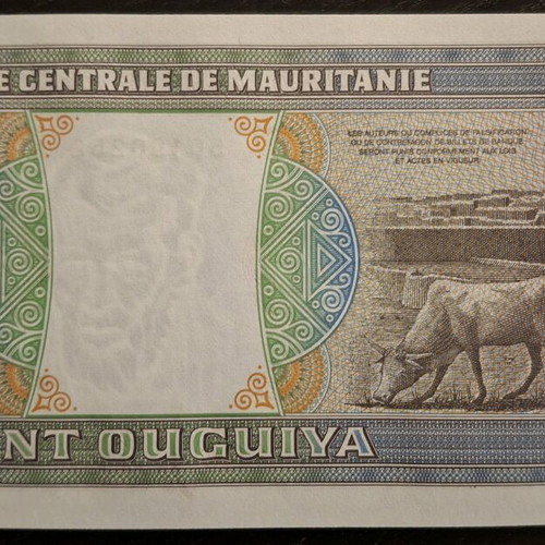 Mauritania banknote like new, 2002