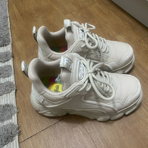 Buffalo sneakers like new, size 38, beige