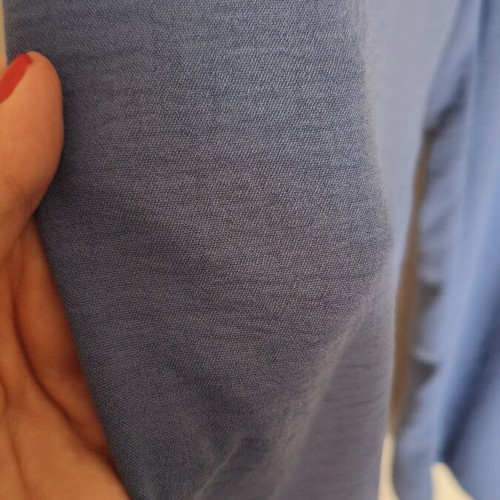 Blue palazzo pants like new, size S-M, breathable fabric