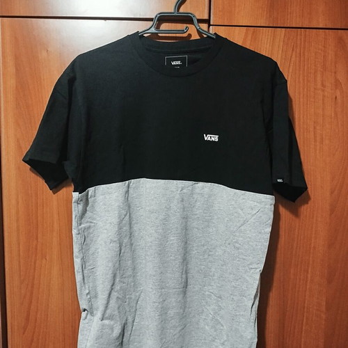 Vans Colorblock T-Shirt Black/Grey, size M