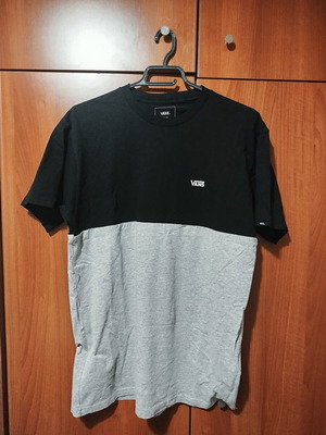 Vans Colorblock T-Shirt Black/Grey, size M