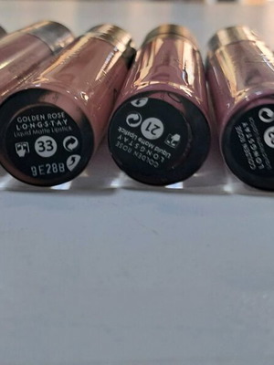 Υγρά κραγιόν Golden Rose Long Stay matt 6 τεμάχια + 2 δώρο καινούργια