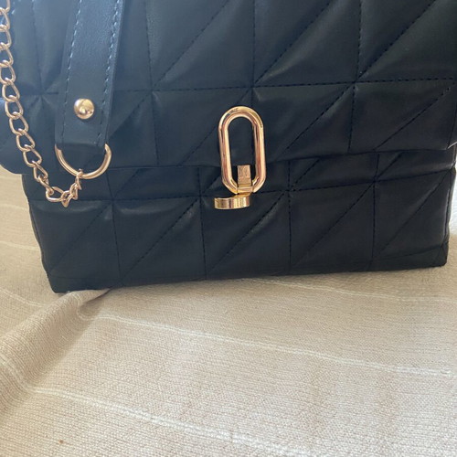 Shoulder bag like new, black, used twice