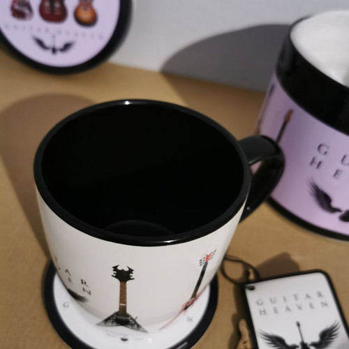 Guitar Heaven mug gift set new