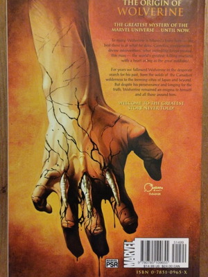 Origin Marvel Comics softcover like new