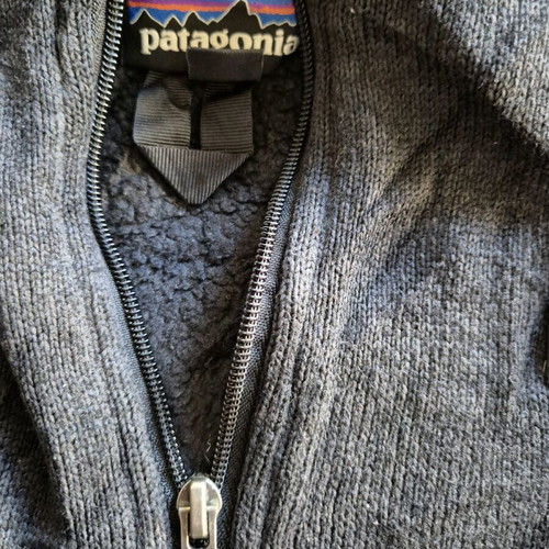 Patagonia vintage fleece 1/4 zip like new, gray