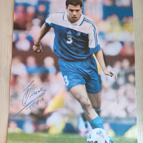 Signed photo of Takis Fyssas new, official copy