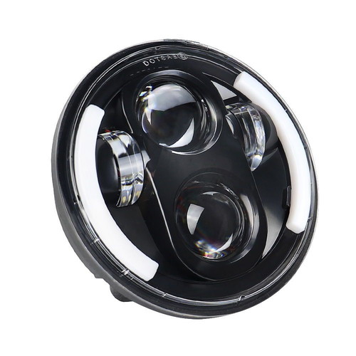 HALO Ring LED Headlight Projector 5.75 Inch with Integrated Indicators new